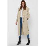 Only - ONLLINE X-LONG TRENCHCOAT OTW NOOS - Trenchcoat - Beige - Polyester
