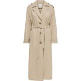Only - ONLLINE X-LONG TRENCHCOAT OTW NOOS - Trenchcoat - Beige - Polyester