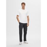 Selected - Relax Colman - T-shirt - Zwart - Biologisch Katoen