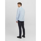 Overhemd - Cashmere Blue - Knoopsluiting - Lange Mouwen - Normale Kraag