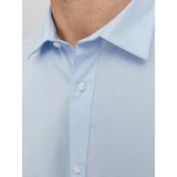 Overhemd - Cashmere Blue - Knoopsluiting - Lange Mouwen - Normale Kraag