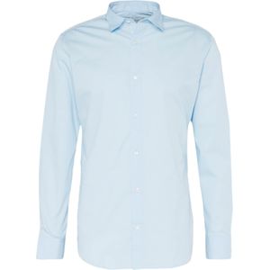 JACK & JONES ESSENTIALS - Overhemd - Blauw - Katoen - Slim Fit
