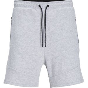 JACK & JONES Gordon Air Sweat Shorts regular fit - heren joggingbroek kort - lichtgrijs melange