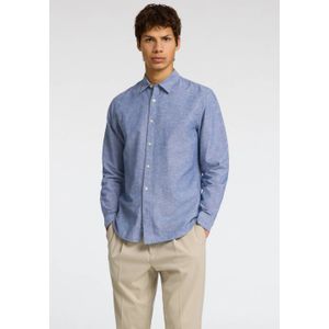 Selected Homme, Overhemden, Heren, Veelkleurig, XL, Heren Overhemden Slhslimnew-linen Shirt Ls Noos