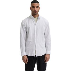 SELECTED HOMME BLACK Hemden Wit - Slim Fit Overhemd met Lange Mouwen