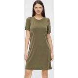 Pieces - PCKAMALA SS Puff Sleeve Dress - Sea Turtle - Modal