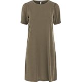 Pieces - PCKAMALA SS Puff Sleeve Dress - Sea Turtle - Modal