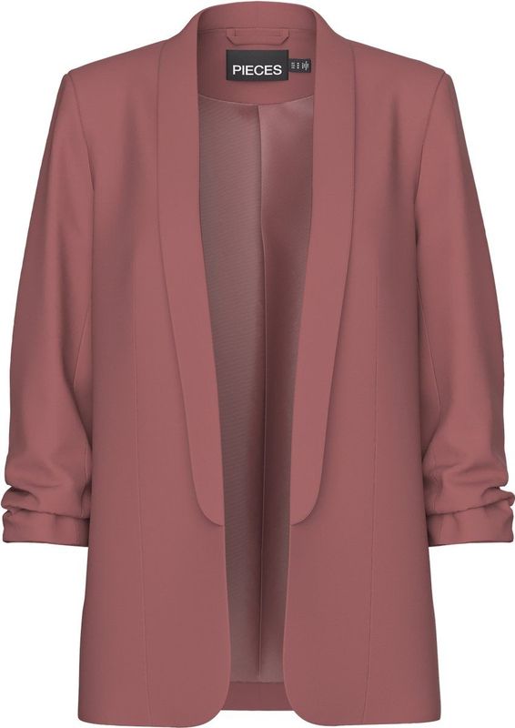 Blazer - Apple Butter - Slim Fit - 3/4-Mouwen - Sjaalkraag