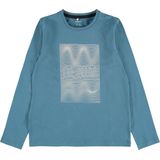 Name It - NKMBABAK LS Top - Jongens T-shirt - Zwart - Organisch Katoen