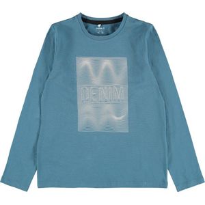 Name It - NKMBABAK LS Top - Jongens T-shirt - Zwart - Organisch Katoen