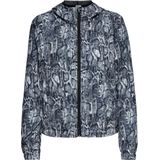 ONLY PLAY - ONPMAJLI AOP LS HOOD JCK - Sportjas - Zwart - Polyester