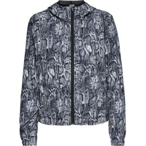 ONLY PLAY - ONPMAJLI AOP LS HOOD JCK - Sportjas - Zwart - Polyester