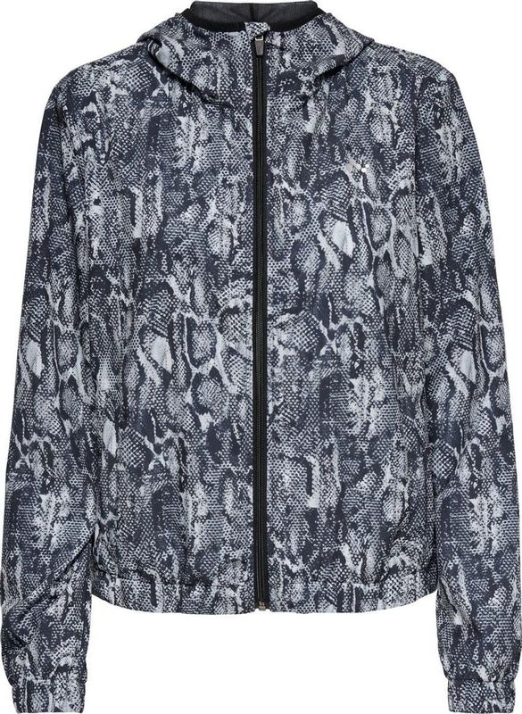 ONLY PLAY - ONPMAJLI AOP LS HOOD JCK - Sportjas - Zwart - Polyester