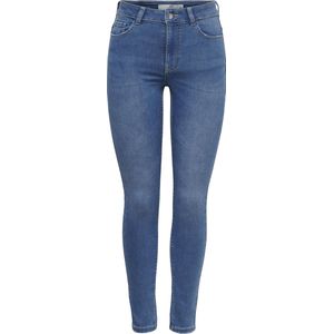 ONLY - ONLEMILY LIFE HW ST R AK CROP AC700 Dames Jeans - Blauw - Katoen - Hoge Taille