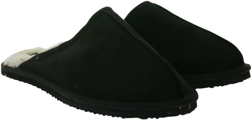 Jack & Jones Pantoffels - Microfiber - Gevoerd met Namaakbont