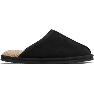 Jack & Jones Heren Instappers Dudely Microfiber Pantoffel Zwart