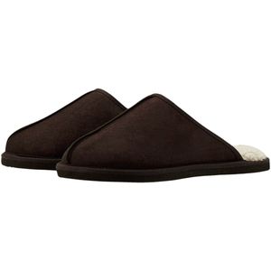 Jack & Jones - Huisschoen - Chocoladebruin - Textiel - Anti-slip zool