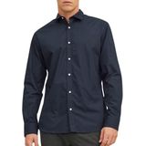 Jack & Jones - JJJOE SHIRT LS PLAIN - Overhemd - Navy Blazer - Lange Mouwen