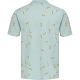 ONLY & SONS ONSMATCH LIFE REG SS AOP - Poloshirt - Blauw - Katoen