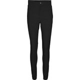 Noisy May - HW Pants - Broek - Zwart - Viscose/Polyamide/Elastaan
