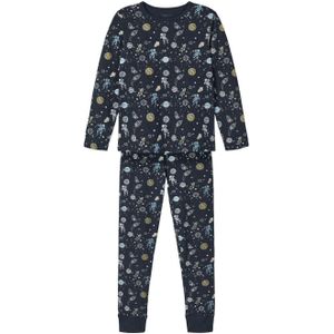 Pyjama's - Herhalende Print - Lange Mouwen - Jersey - Elastische Taille