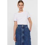 Vero Moda T-shirt Vmpaula S s T-shirt Ga Noos 10243889 White Dames