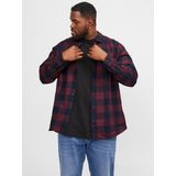 Jack & Jones - Gingham Twill - Overhemd - Blauw - 100% Katoen