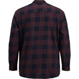 Jack & Jones - Gingham Twill - Overhemd - Blauw - 100% Katoen