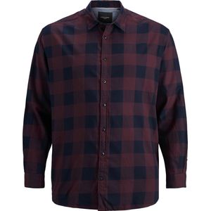 Jack & Jones - Gingham Twill - Overhemd - Blauw - 100% Katoen