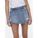 Spijkerrok - Denim - Blauw - Katoen - Mid Waist