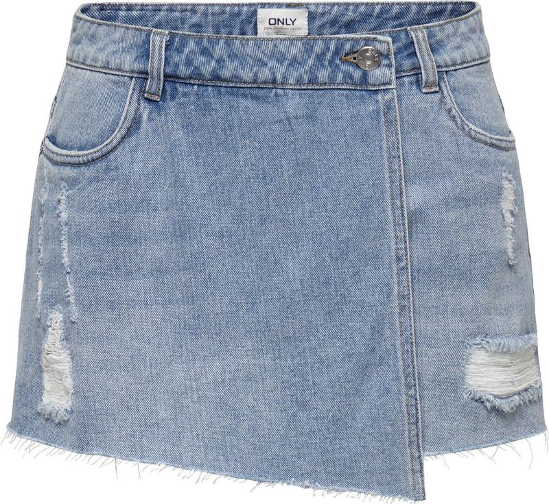 Spijkerrok - Denim - Blauw - Katoen - Mid Waist