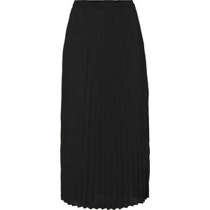 ONLALMA Life Poly Plisse Rok Solid, zwart, 34