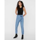 Broek - Hoge Taille - Tencel Lyocell - Loose Fit - Zwart