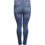 Jeans - Skinny Fit - Light Was - Hoog Taille - Open Scheuren
