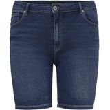 ONLY CARMAKOMA - Denim Shorts - Blauw - High Waist - Skinny Fit