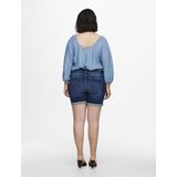 ONLY - Maat 52 - CARMAKOMA CARLAOLA HW SHORTS BB AZG570 DNM Dames Jeans