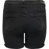 ONLY CARMAKOMA - Denim Shorts - High Waist - Skinny Fit - Blauw - Katoen