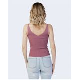 Gebreide Top - Effen - Knitwear - V-hals - Mouwloos