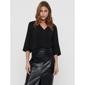 JDY - JDYLION - Blouse - Zwart - Lichtgewicht Crepe