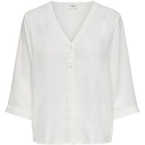 Jacqueline de Yong - Cloud Dancer - Blouse - Wit - 100% Polyester