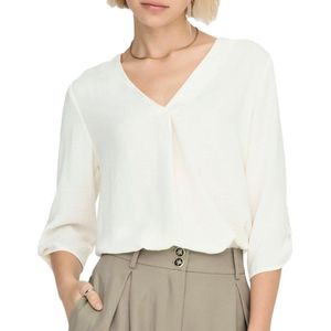 JDY - Divya Top - V-Hals - 3/4 Mouwen - Loose Fit