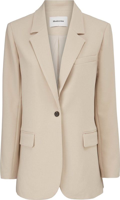 Modström - Gale Blazer - Dames - Beige - Polyester