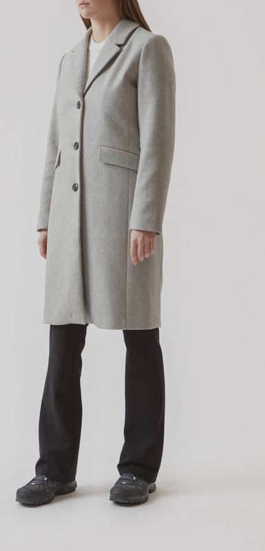 Modström - Pamela Jas - Grijs - Wolmix - Enkelrijig Ontwerp