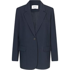 Modstrøm - Gale Blazer - Donkerblauw - 76% Polyester, 19% Viscose, 5% Elastane