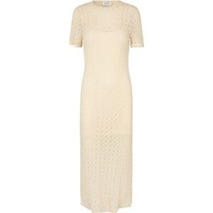 Modström - Hendrick - Gehaakte Lange Zomerjurk - Beige