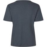 Modstrom - Holt - T-shirt - Donkerblauw - Katoen/Linnen