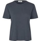 Modstrom - Holt - T-shirt - Donkerblauw - Katoen/Linnen