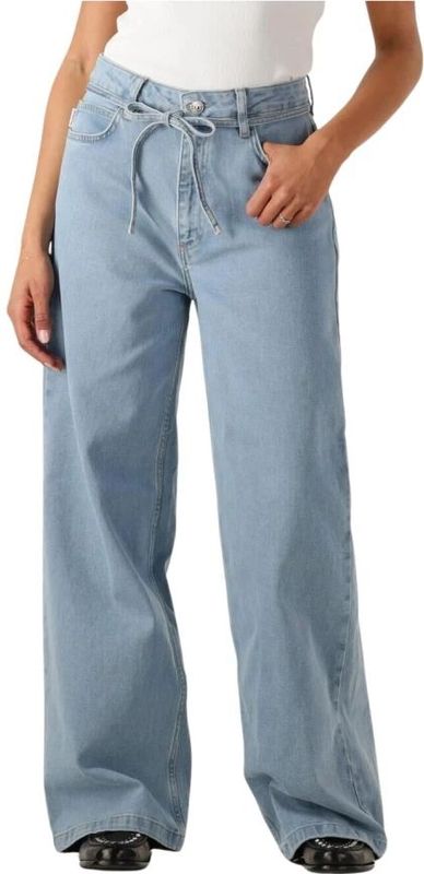 Modström - Isoldemd Solid Pants Wide Jeans - Blauw - Dames