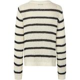 Modström - Maddiemd Stripe O-Neck - Gebreide Trui - Wit