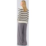 Modström - Maddiemd Stripe O-Neck - Gebreide Trui - Wit